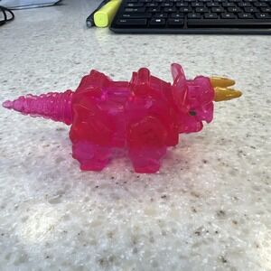 Power Rangers Dino Charge Megazord Pink Styracosaurus Zord 2015 Bandai